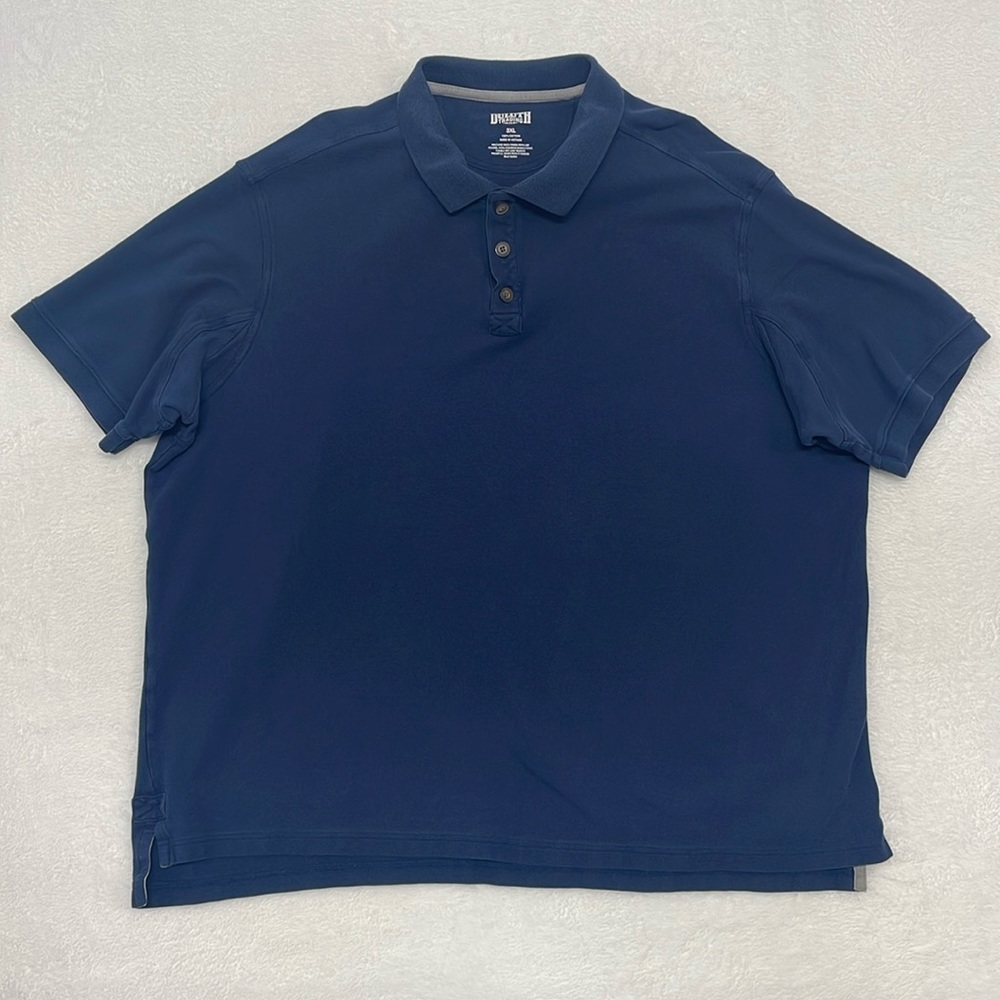 Duluth Trading Co‎ Short Sleeve Polo Navy Men's 3XL